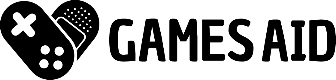 GamesAid_Horizontal_Black
